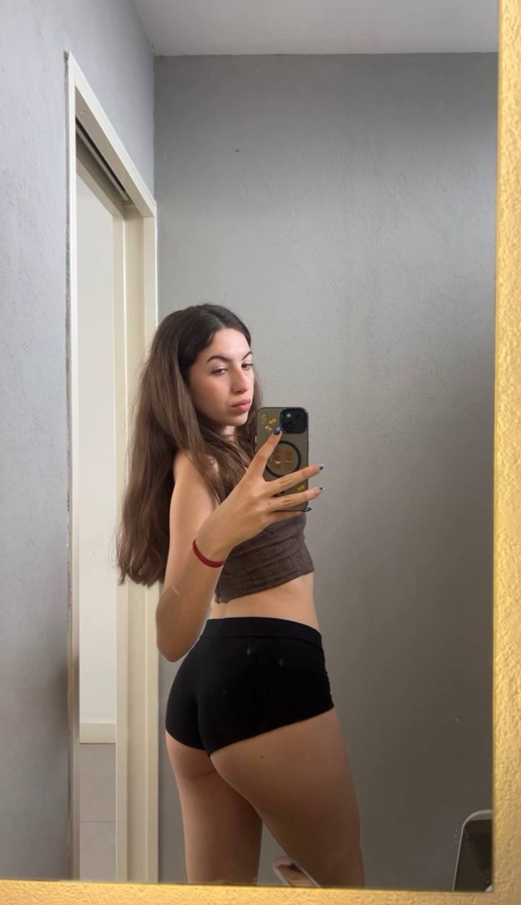 Amber in her underwear in Addis Ababa