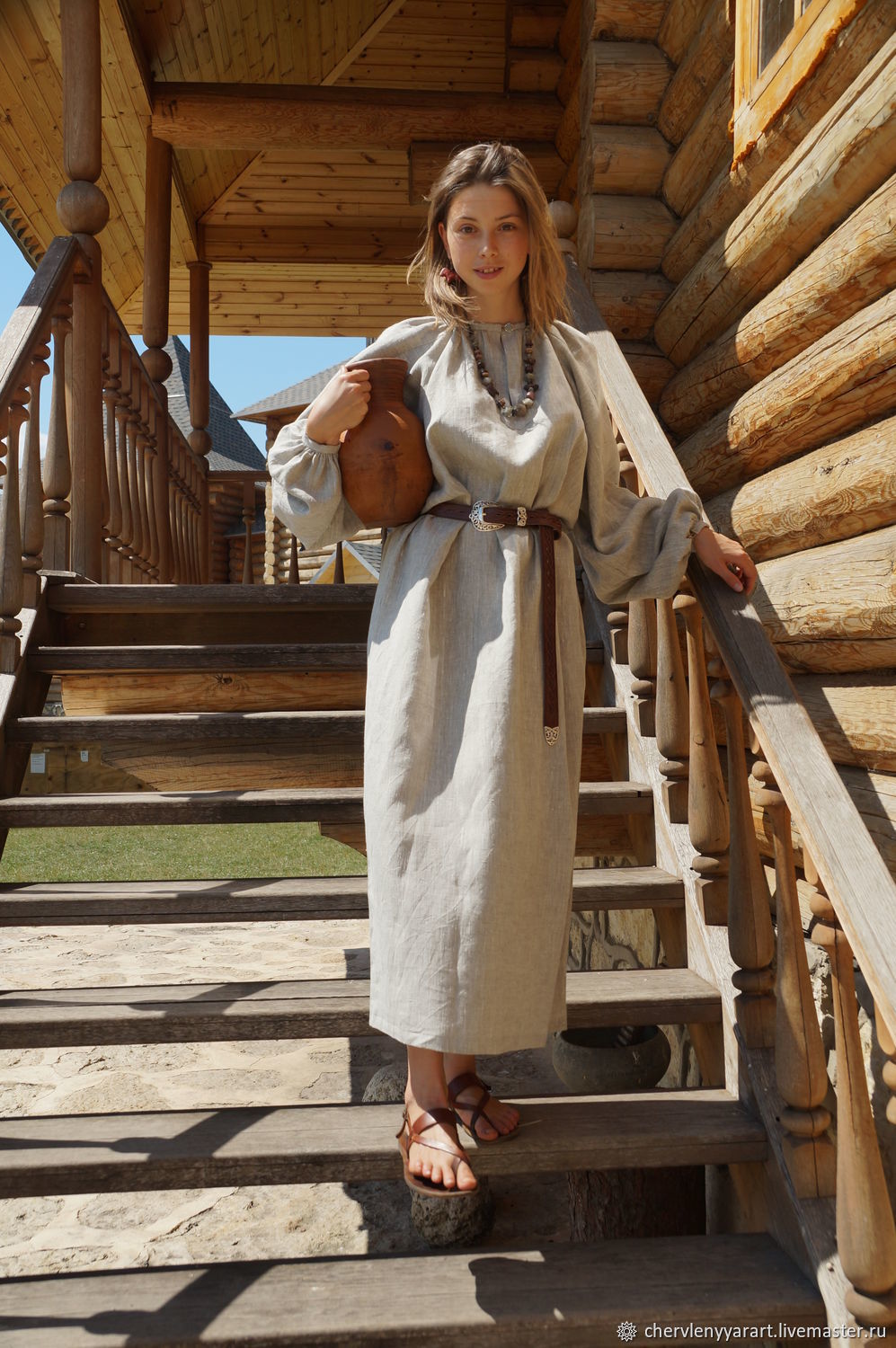 Girls in Slavic costumes in Addis Ababa